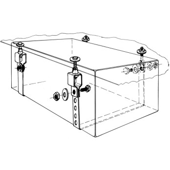 Zestaw montażowy do zbiorników na wodę