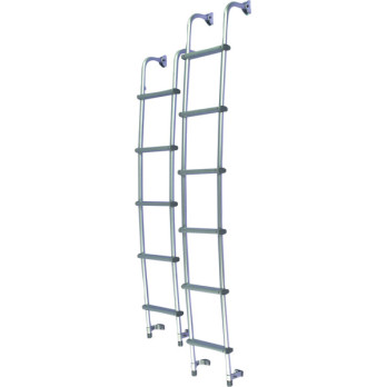 Drabina tylna do samochodów dostawczych - aluminiowa 5 stopni