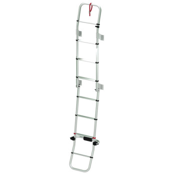 Aluminiowa drabina zewnętrzna Fiamma Deluxe 8, długość 246 cm, z 8 stopniami