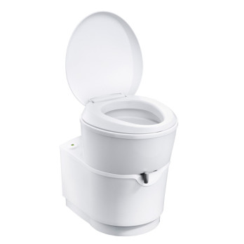 Toaleta kasetowa C223-S spłukiwana elektryczna - 18 l - biała
