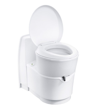 Toaleta kasetowa C223-CS - spłukiwana elektrycznie - biała - 18 l