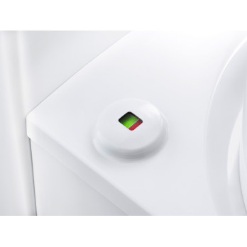 Toaleta kasetowa C223-CS - spłukiwana elektrycznie - biała - 18 l