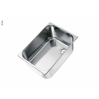 Wbudowany zlew ze stali nierdzewnej 320x260x150mm