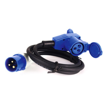 Złącze wtykowe/kątowe CEE 30 m - 3 x 1,5 mm²